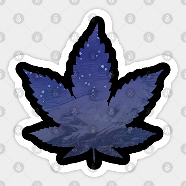 Marijuana AK 47 Sticker by MarieStar